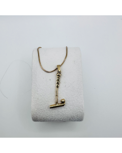 Sterling Silver Polo Mallet Pendant